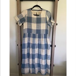 Roolee Blue Plaid Dress